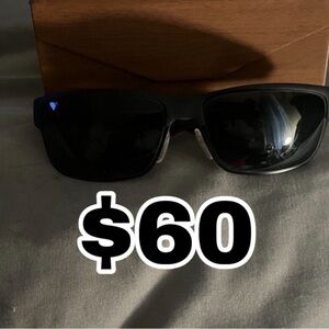 Prada Black Sunglasses with Red Accent